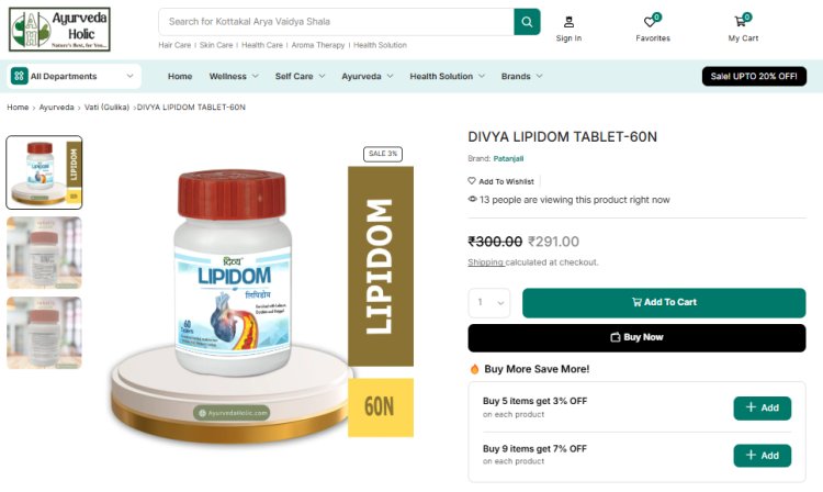 What Are the Key Ingredients in Patanjali Lipidom?